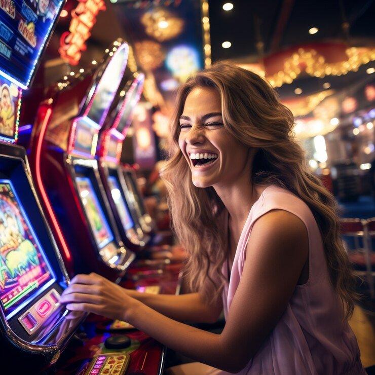 Casino Hold'em live dealer table with community cards and dealer booth at link dewalive